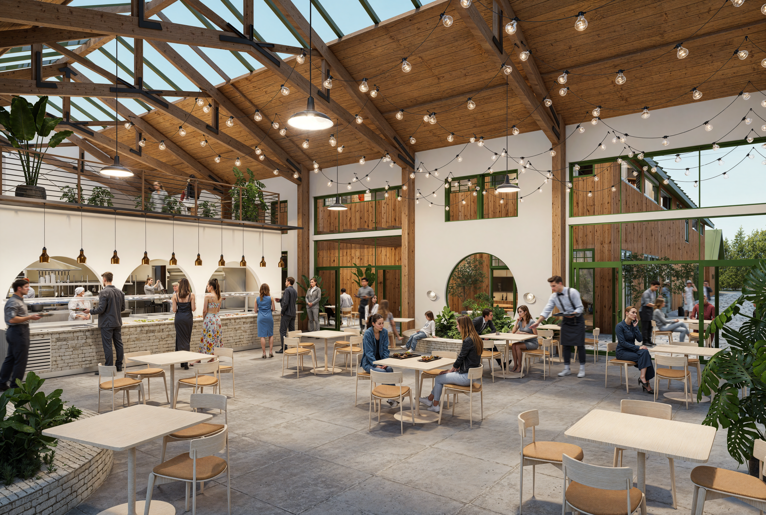 Food Hall / Banquet Hall / Cafeteria / Buffet / Event Center 
