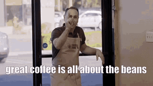 great coffee is all about the beans curb your enthusiasm